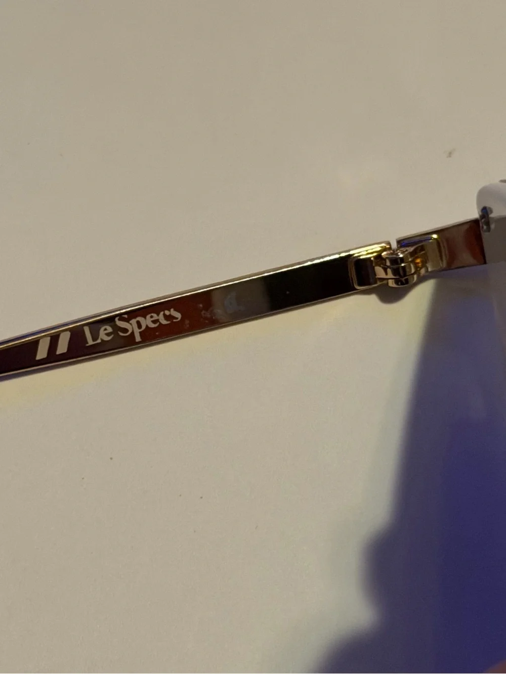 Le Specs white gold